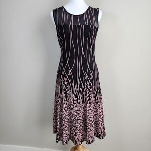 NEW Anna Bella Tea Dress Womens Small Midi Feminine Light Flowy Cocktail Party